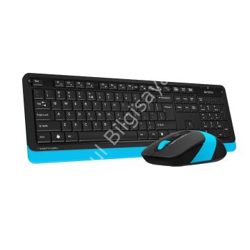A4 TECH FG1010 KABLOSUZ STANDART MAVİ Q KLAVYE+MOUSE