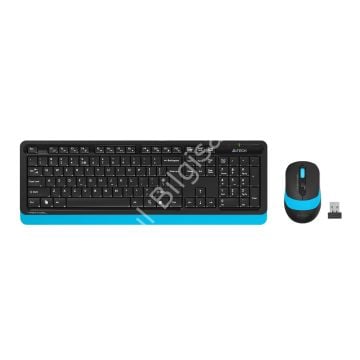 A4 TECH FG1010 KABLOSUZ STANDART MAVİ Q KLAVYE+MOUSE