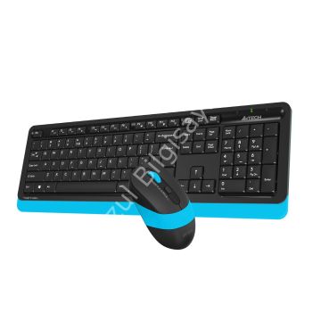 A4 TECH FG1010 KABLOSUZ STANDART MAVİ Q KLAVYE+MOUSE