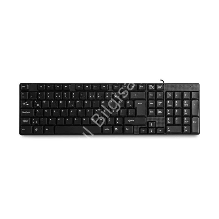 EVEREST KB-871U TÜRKÇE USB STANDART SİYAH Q KLAVYE