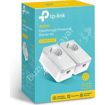 TP-LINK TL-PA4010P KIT 500MBPS 1PORT POWERLINE ADAPTOR