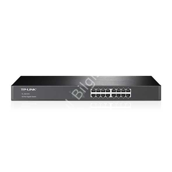 TP-LINK TL-SG1016 16 PORT 10/100/1000 YONETILEMEZ RACK MOUNT SWITCH