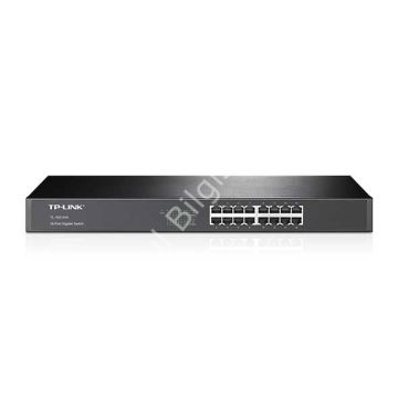 TP-LINK TL-SG1016 16 PORT 10/100/1000 YONETILEMEZ RACK MOUNT SWITCH
