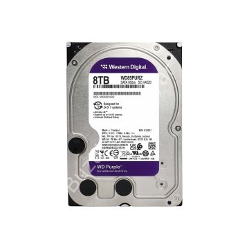 WD PURPLE 8TB 5640RPM 128MB SATA3 WD85PURZ 7/24 HDD RESMİ DİSTİ GARANTİLİ