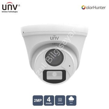 UNIVIEW UAC-T112-AF28-W 2MP 2.8MM COLORHUNTER 20MT IP67 AHD DAHİLİ SES DOME KAMERA