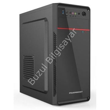 POWER BOOST JBST-VK1626 350W 1x8CM FAN MIDTOWER 2xUSB2.0/1xUSB3.0 1xAUDIO SİYAH KASA