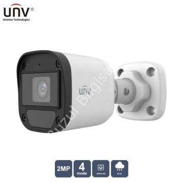 UNIVIEW UAC-B112-AF28 2MP 2.8MM 20MT IP67 AHD DAHİLİ SES IR BULLET KAMERA