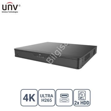 UNIVIEW NVR302-32S 32 KANAL VGA/HDMI 2x HDD H265+ NVR KAYIT CİHAZI