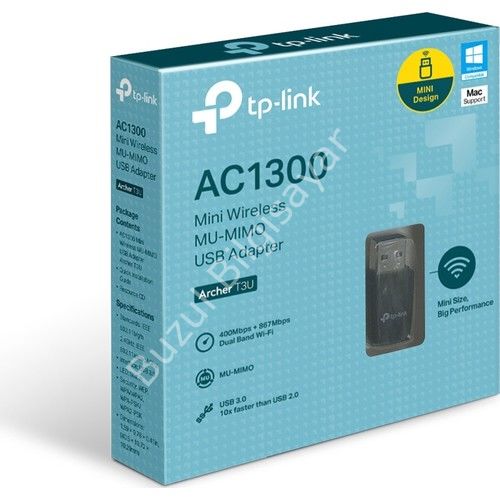 TP-LINK ARCHER T3U AC1300 1300MBPS DUAL BAND USB WIRELESS ADAPTÖR