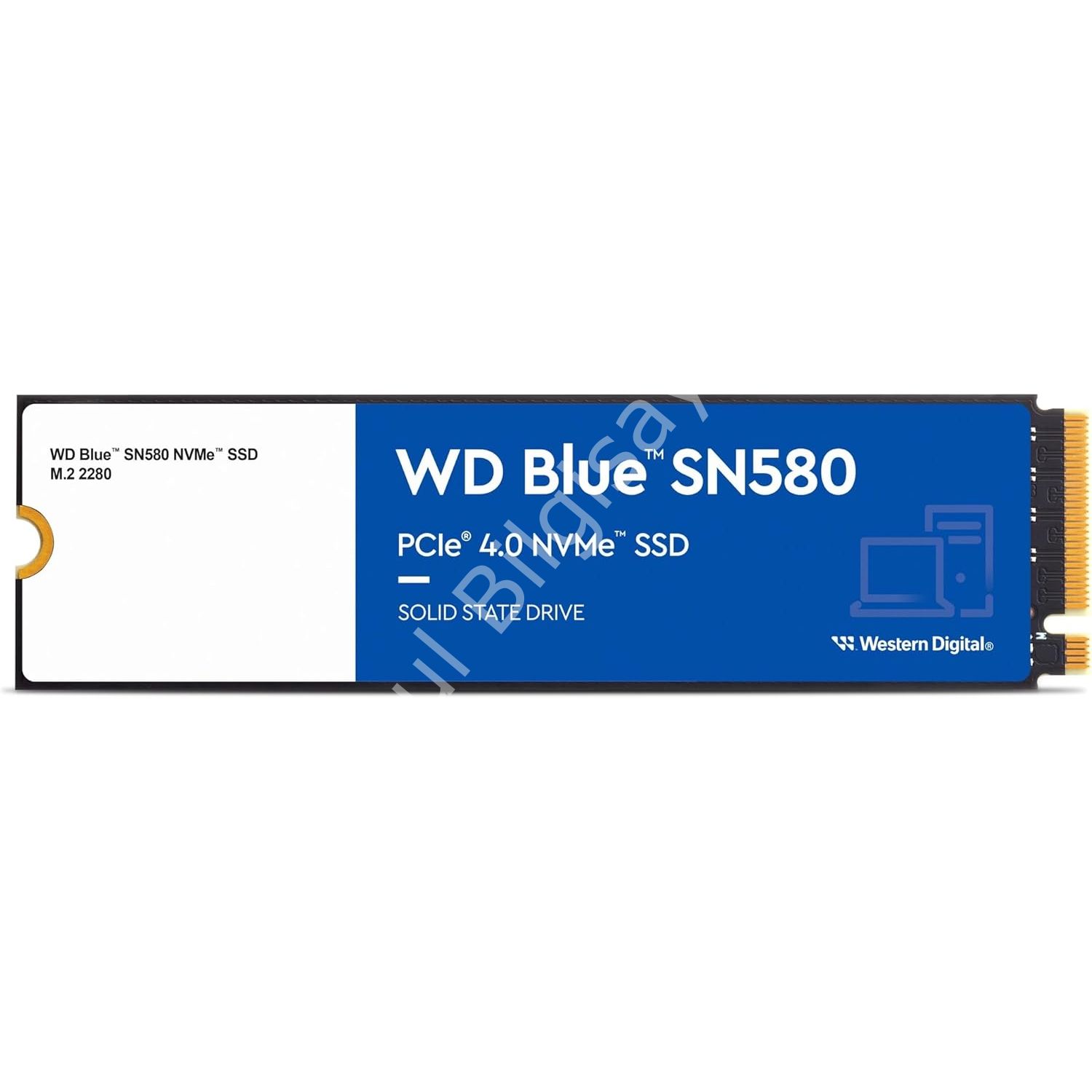 WD SN580 500GB 4000/3600/MB/s M2 PCIe GEN4 NVME SSD WDS500G3B0E