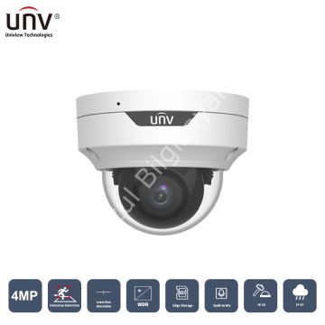 UNIVIEW IPC3534LB-ADEZK-H 4MP 2.8MM MOTORİZE 40MT H265+ IP67/IK10 DAHİLİ SES IP DOME KAMERA