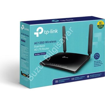 TP-LINK ARCHER MR400 AC1200 4 PORT 2 ANTEN 2.4/5GHz 4G LTE SIM KART GİRİŞLİ ROUTER