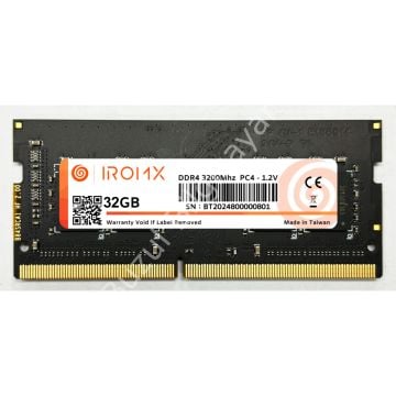 IROMX 32GB 3200Mhz DDR4 (SAMSUNG CHIP) NOTEBOOK RAM