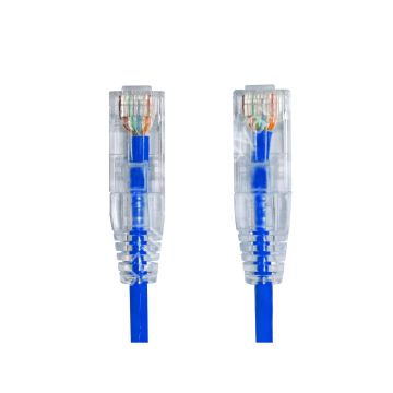 AGER AC-602-0015 15CM UTP SLIM CAT6 PATCH KABLO MAVİ Cu, LSZH AWG 28