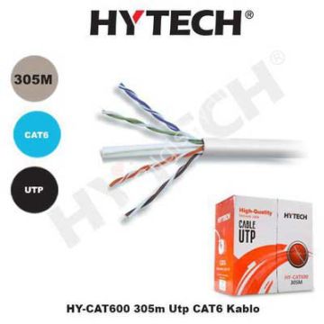 HYTECH HY-CAT600 305 MT UTP CAT6 GRI