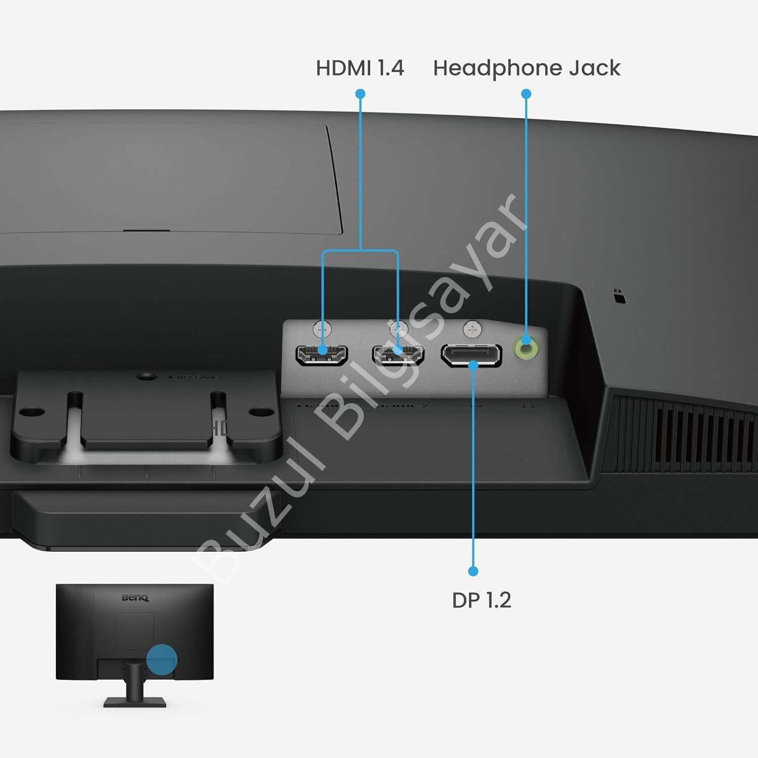 BENQ GW2490 23.8'' 5MS 100Hz 1920x1080 2xHDMI/DP VESA IPS LED MONITOR