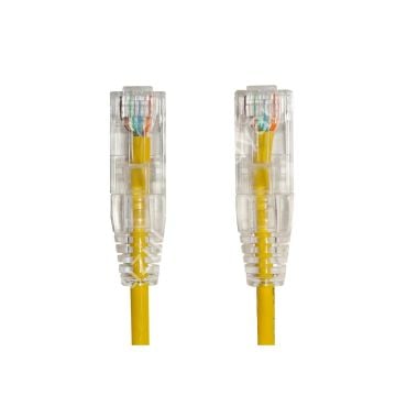 AGER AC-602-0015 15CM UTP SLIM CAT6 PATCH KABLO SARI Cu, LSZH AWG 28