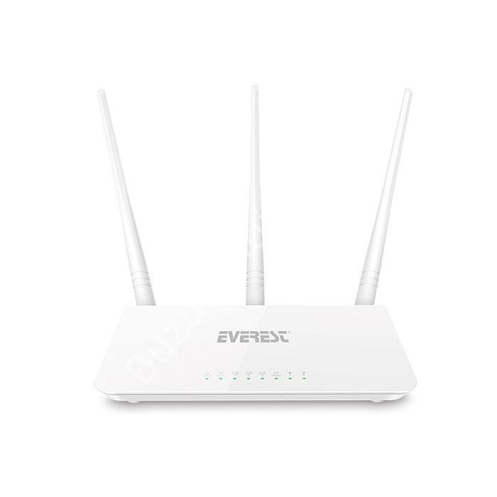 EVEREST WIRELESS N300 EWR-F303 300MBPS 4 PORT 3 ANTEN 2.4GHz INDOOR ROUTER