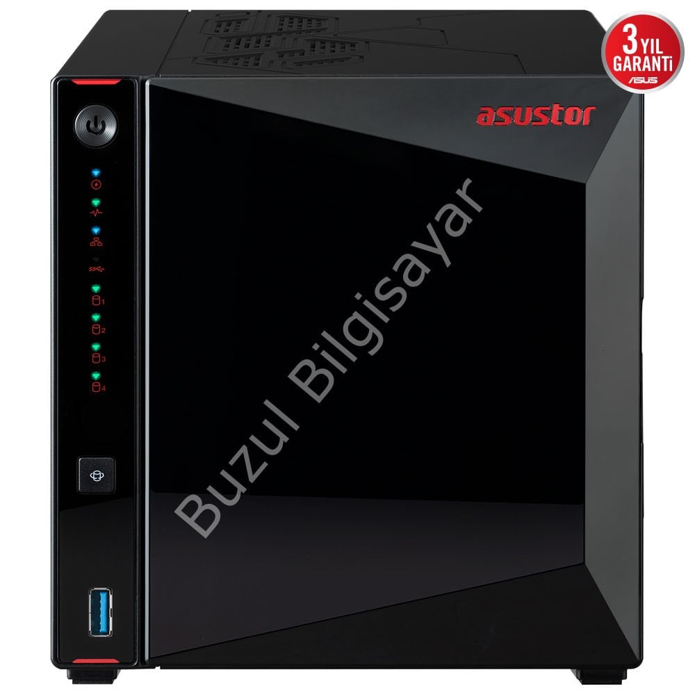 ASUSTOR AS5404T 4GB 2 BAY + 2x M.2 NVME 2x 2.5GLAN DEPOLAMA ÜNİTESİ