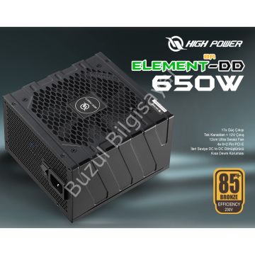 HIGH POWER HP1-M650BR-H12S 650W 80+ BR 12cm FANLI POWER SUPPLY ELEMENT