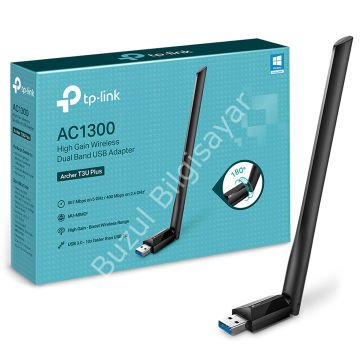 TP-LINK ARCHER T3U PLUS AC1300 1300MBPS DUAL BAND USB WIRELESS ADAPTÖR
