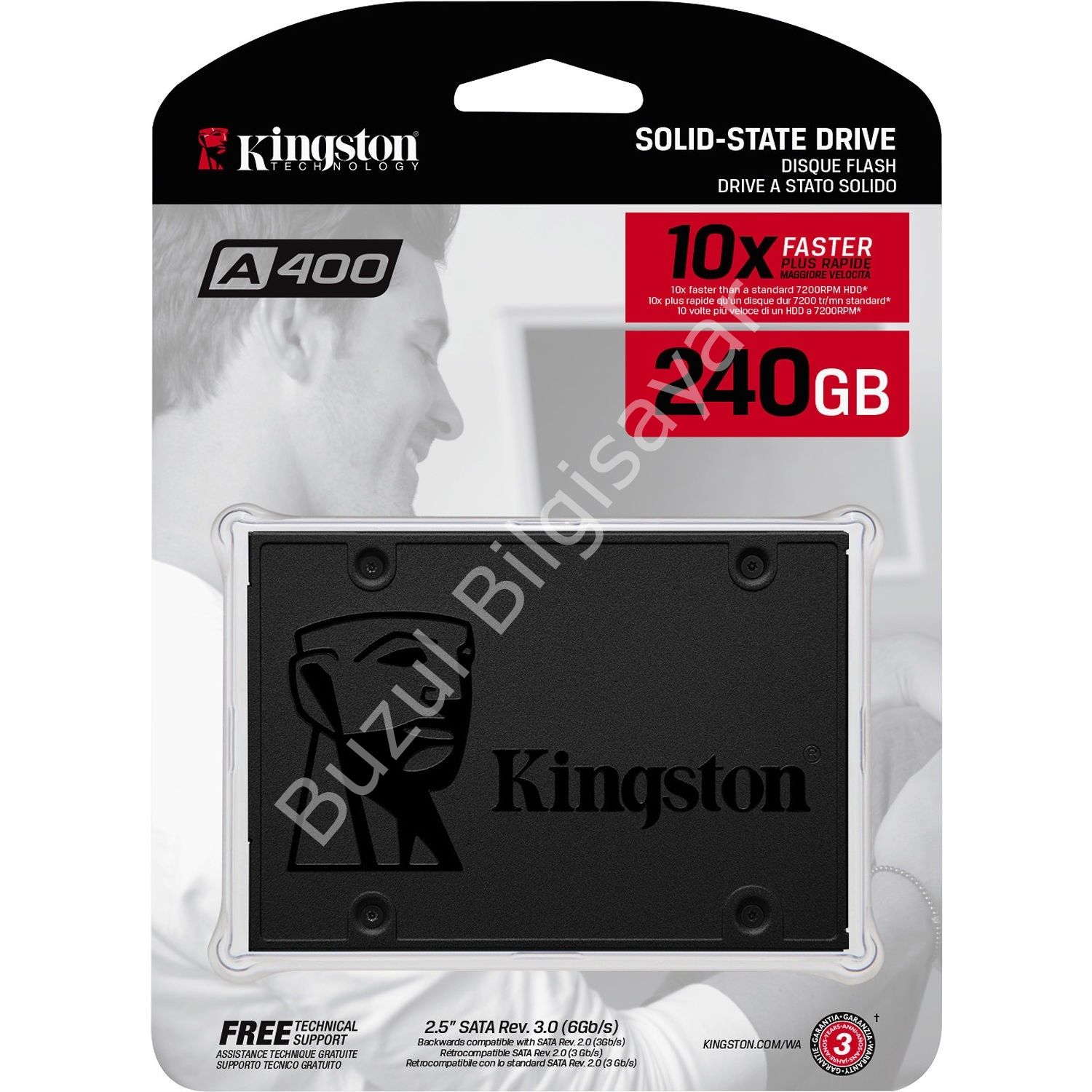 KINGSTON A400 240GB 500/350MB/s 2.5'' SSD SA400S37/240G