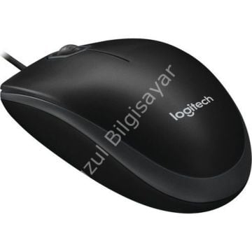 LOGITECH 910-003357 KABLOLU SİYAH B100 OPTİK 2X BUTON