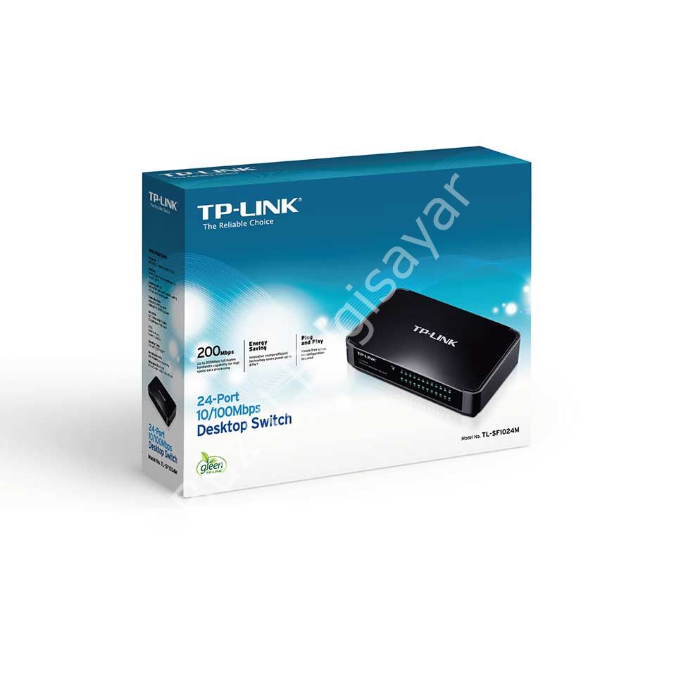 TP-LINK TL-SF1024M 24 PORT 10/100 YONETILEMEZ DESKTOP SWITCH
