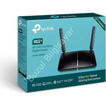 TP-LINK ARCHER MR600 AC1200 4 PORT 2 ANTEN 2.4/5GHz 4G LTE SIM KART GİRİŞLİ ROUTER