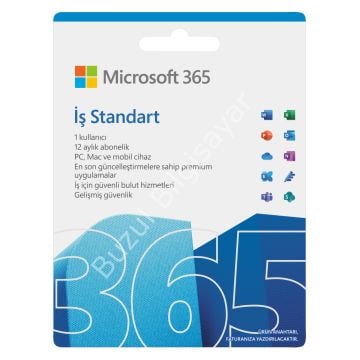 MICROSOFT OFFICE 365 İŞ STANDART KLQ-00212 ELEKTRONİK LİSANS