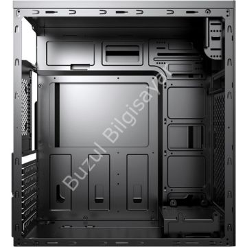 POWER BOOST VK-G3621C PSU'suz 3x12CM RGB FAN MIDI TOWER PENCERELİ 2xUSB2.0/1xUSB3.0 SİYAH KASA
