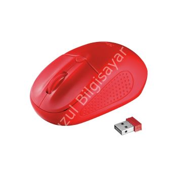 TRUST PRİMO 20787 USB 1600 DPI KIRMIZI KABLOSUZ MOUSE