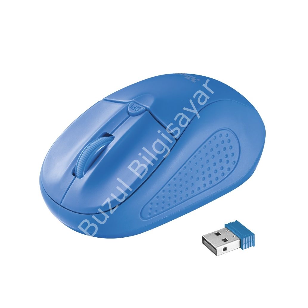 TRUST PRİMO 20786 USB 1600 DPI MAVİ KABLOSUZ MOUSE
