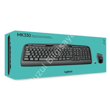 LOGITECH MK330 TÜRKÇE KABLOSUZ MULTİMEDYA SİYAH Q KLAVYE+MOUSE