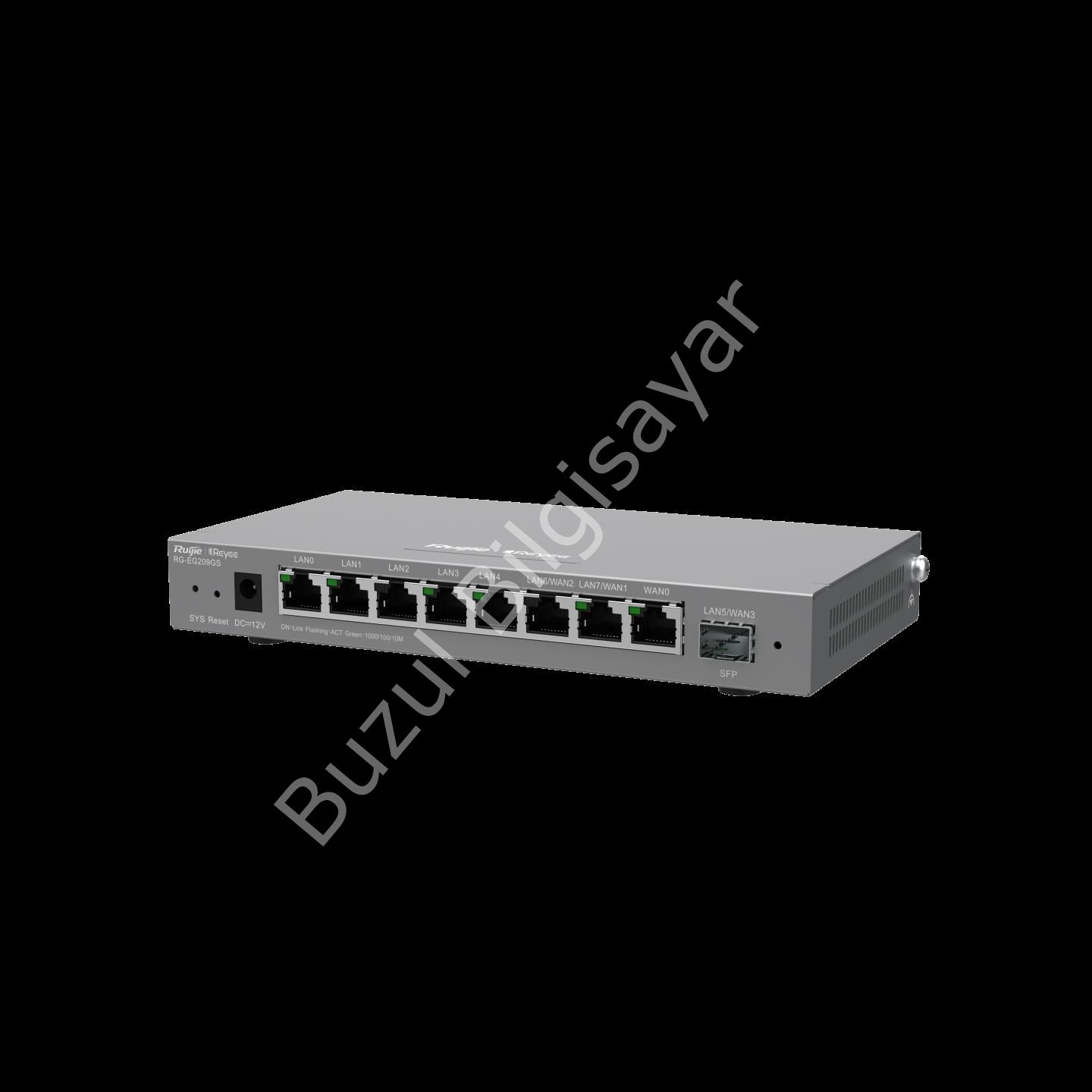 RUIJIE REYEE RG-EG209GS 8 PORT GİGABİT 10/100/1000 1xSFP YONETILEBILIR GATEWAY/ROUTER