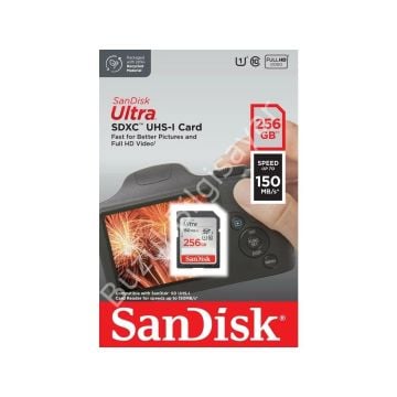 SANDISK ULTRA 256GB SDXC UHS HAFIZA KARTI SDSDUNC-256G-GN6IN