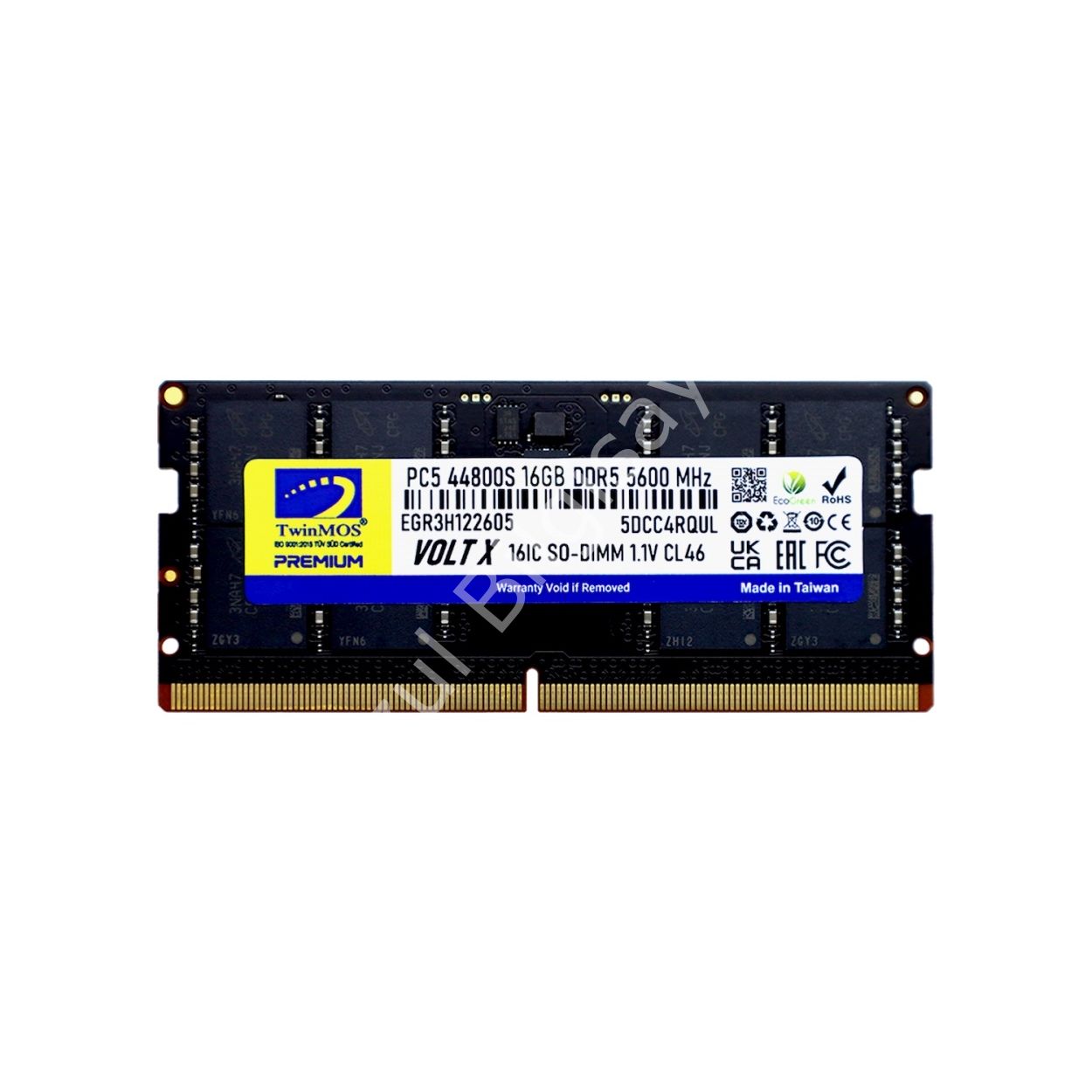 TWINMOS 16GB 5600MHz DDR5 TMD516GB5600S46 NOTEBOOK RAM
