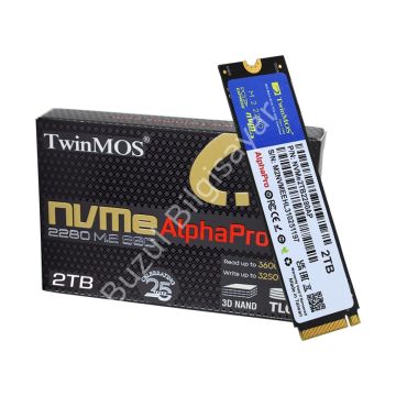 TWINMOS 2TB 3600/3250Mb/s M2 PCIE GEN3 NVME SSD NVMe2TB2280AP 3D-NAND