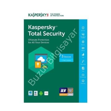 KASPERSKY TOTAL SECURITY KUTU 3 KULLANICI 1 YIL