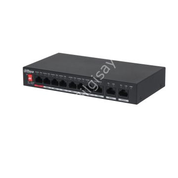 DAHUA PFS3010-8ET-96-V2 8 PORT 10/100 2GE UPLINK 96W YONETILEMEZ POE SWITCH