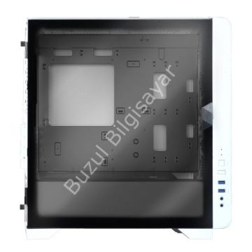 GAMDIAS MARS E2 500W 80+ TEMPERED GLASS USB 3.0 BEYAZ GAMING KASA
