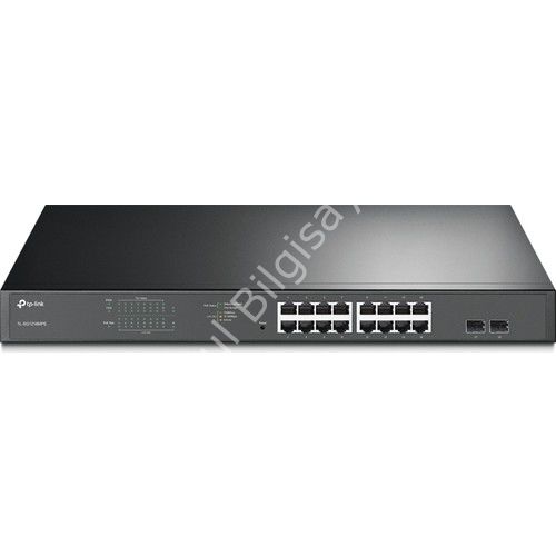 TP-LINK TL-SG1218MPE 16 PORT 10/100/1000 16 PORT POE+ 2 X SFP 192 WATT YONETILEBILIR RACK MOUNT SWITCH