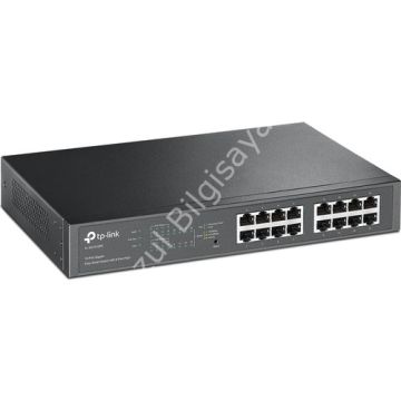 TP-LINK TL-SG1016PE 16 PORT 10/100/1000 8 PORT POE+ YONETILEBILIR RACK MOUNT SWITCH