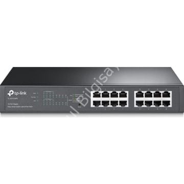 TP-LINK TL-SG1016PE 16 PORT 10/100/1000 8 PORT POE+ YONETILEBILIR RACK MOUNT SWITCH