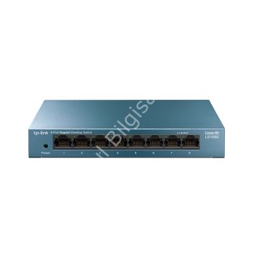 TP-LINK LS108G 8 PORT 10/100/1000 YONETILEMEZ DESKTOP SWITCH METAL KASA