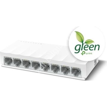 TP-LINK LS1008 8 PORT 10/100 YONETILEMEZ DESKTOP SWITCH PLASTİK KASA