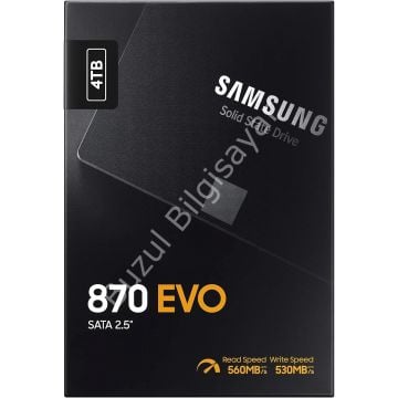 SAMSUNG 870 EVO 4TB 560/530MB/s 2.5'' SATA3 SSD MZ-77E4T0BW