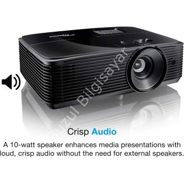 OPTOMA W400LVE 4000AL 1280x800 15000S VGA/HDMI 25000:1 SİYAH WXGA DLP PROJEKSİYON