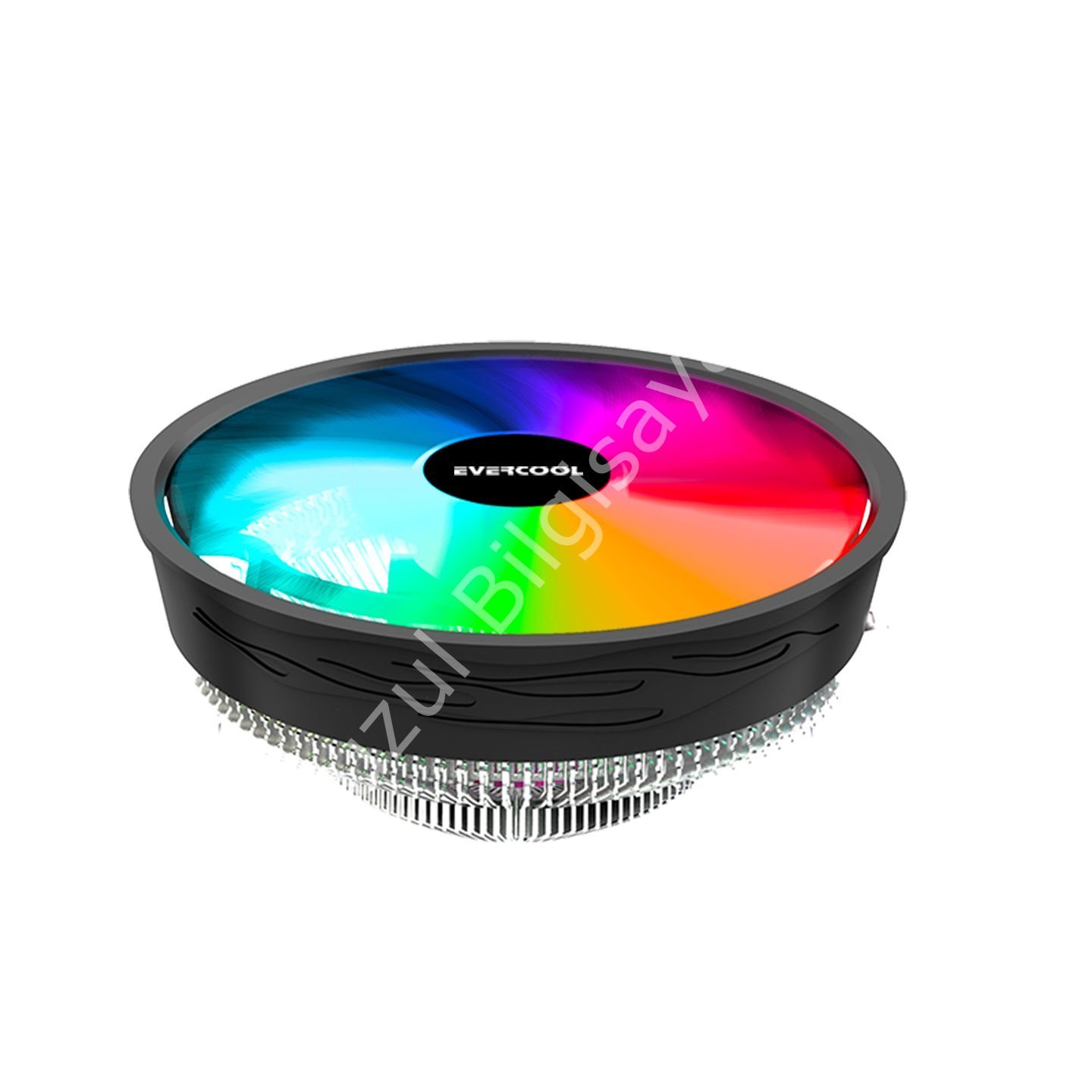 Evercool CS-02 RAİNBOW 12CM RGB AMD & INTEL LGA1700/AM5 SOKET İŞLEMCİ FANI