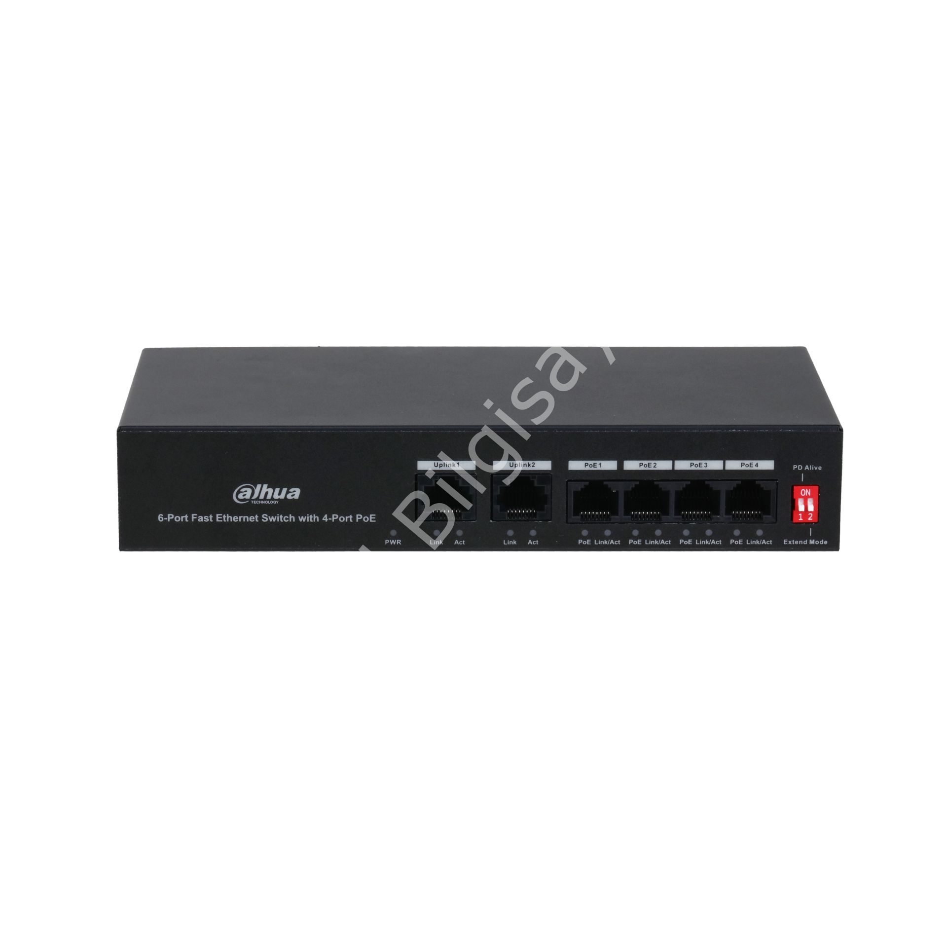 DAHUA PFS3006-4ET-36 4 PORT POE 10/100 2FE UPLINK 36W YONETILEMEZ SWITCH